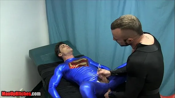 XXX The Training of Superman BALLBUSTING CHASTITY EDGING ASS PLAY Video hàng đầu