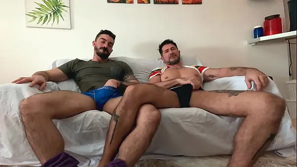XXX Stepbrother warms up with my cock watching porn - can't stop thinking about step-brother's cock - stepbrothers fuck bareback when parents are out - Stepbrother caught me watching gay porn - with Alex Barcelona & Nico Bello أفضل مقاطع الفيديو