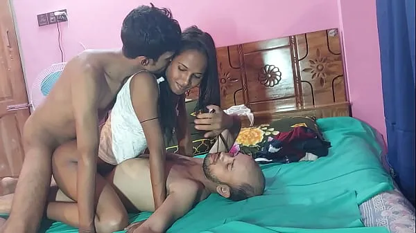 XXX Amateur slut suck and fuck Two cock with cumshot, 3some deshi sex ,,, Hanif and Popy khatun and Manik Mia top Videos