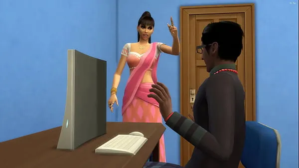 XXX Indian stepmom catches her nerd stepson masturbating in front of the computer watching porn videos || adult videos || Porn Movies toppvideoer