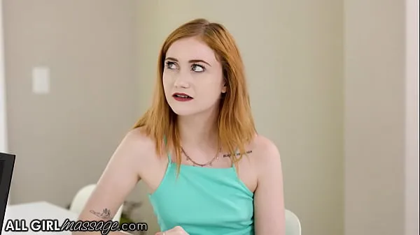 XXX The sexy college redhead Scarlet Skies is searching in the house for some money she could steal from her stepmom or her stepdad to go shopping at the mall, but instead find a free massage ticket from the masseuse Tiffany Watson that she decides to use أفضل مقاطع الفيديو