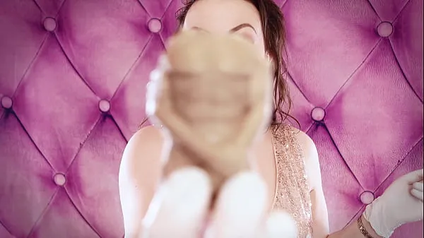 XXX ASMR eating food fetish video - girl with braces eating chocolate man - giantess vore (Arya Grander Top-Videos