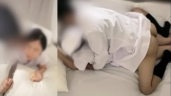 XXX Rookie nurse has sex with a doctor at night shift] "Use pussy!" I couldn't stand the pleasure next to the patient sleeping...[For full videos go to Membership วิดีโอยอดนิยม