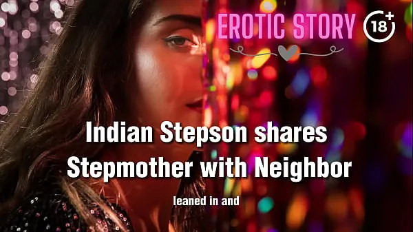 XXX Indian Stepson shares Stepmother with Neighbor أفضل مقاطع الفيديو
