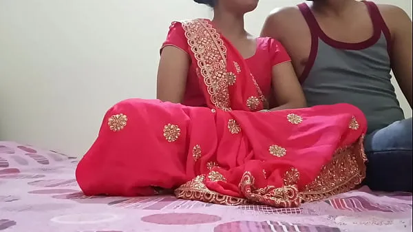 XXX Indian Desi newly married hot bhabhi was fucking on dogy style position with devar in clear Hindi audio top Videos