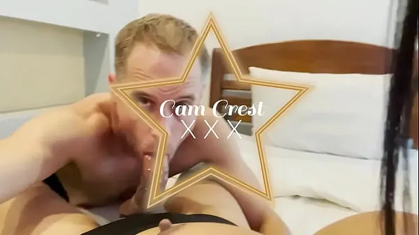 XXXBig dick trans model fucks Cam Crest in his Throat and Assトップビデオ