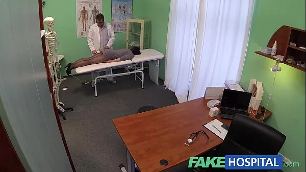 XXX Fake Hospital G spot massage gets hot brunette patient wet أفضل مقاطع الفيديو