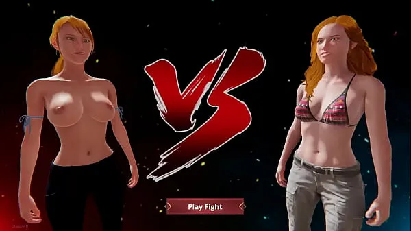 XXX Ginny vs. Chelci (Naked Fighter 3D Video teratas