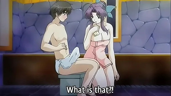XXX Step Mom gives a Bath to her 18yo Step Son - Hentai Uncensored [Subtitled suosituinta videota