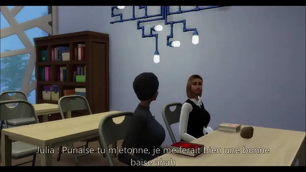 XXX سب سے اوپر کی ویڈیوز Sims 4 - Roommates [EP.5] A lively evening! [French