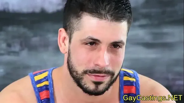 XXX Spanish hunk sucks cock at gaycastings top videa